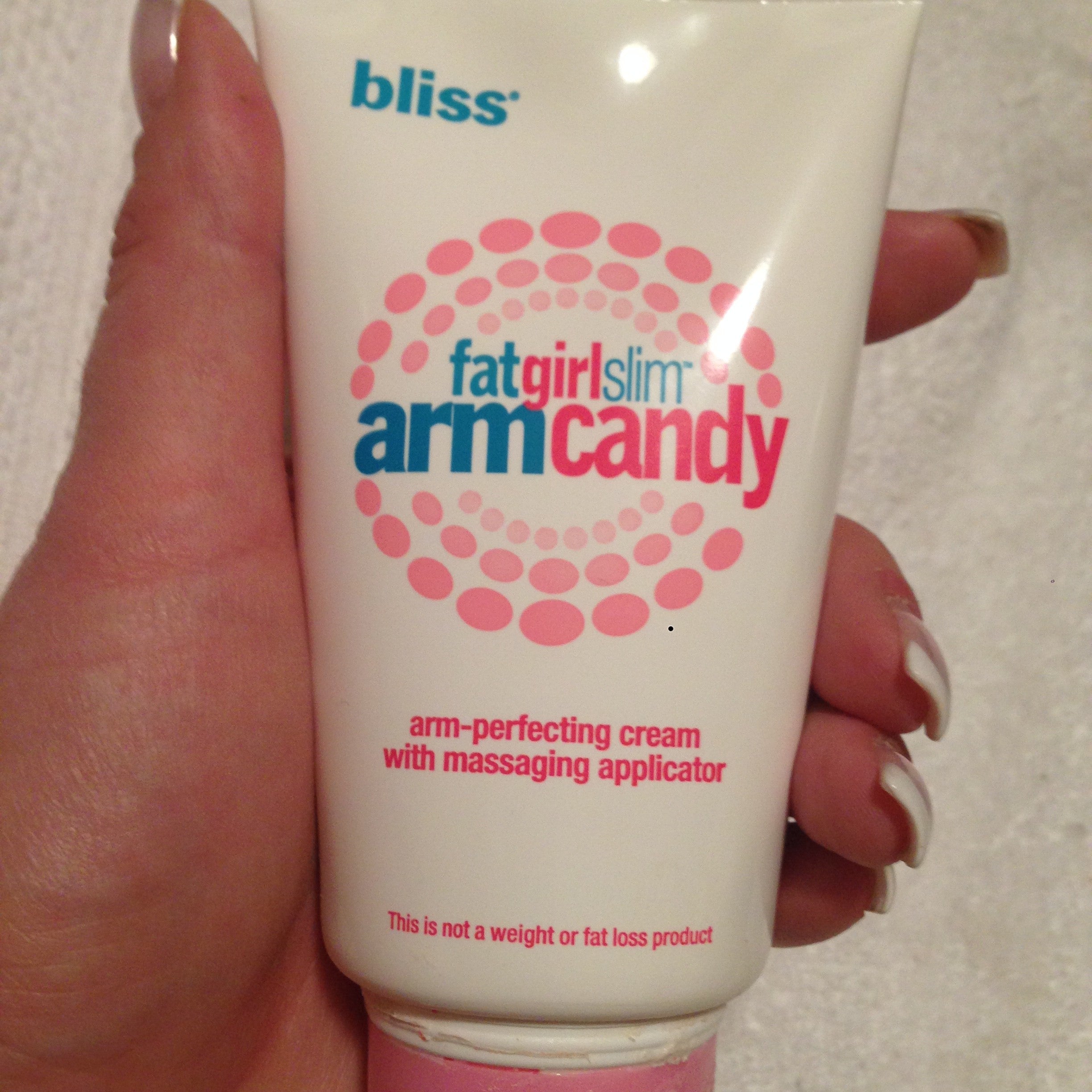 Review Ingredients Bliss fatgirlslim Arm Candy Arm Perfecting