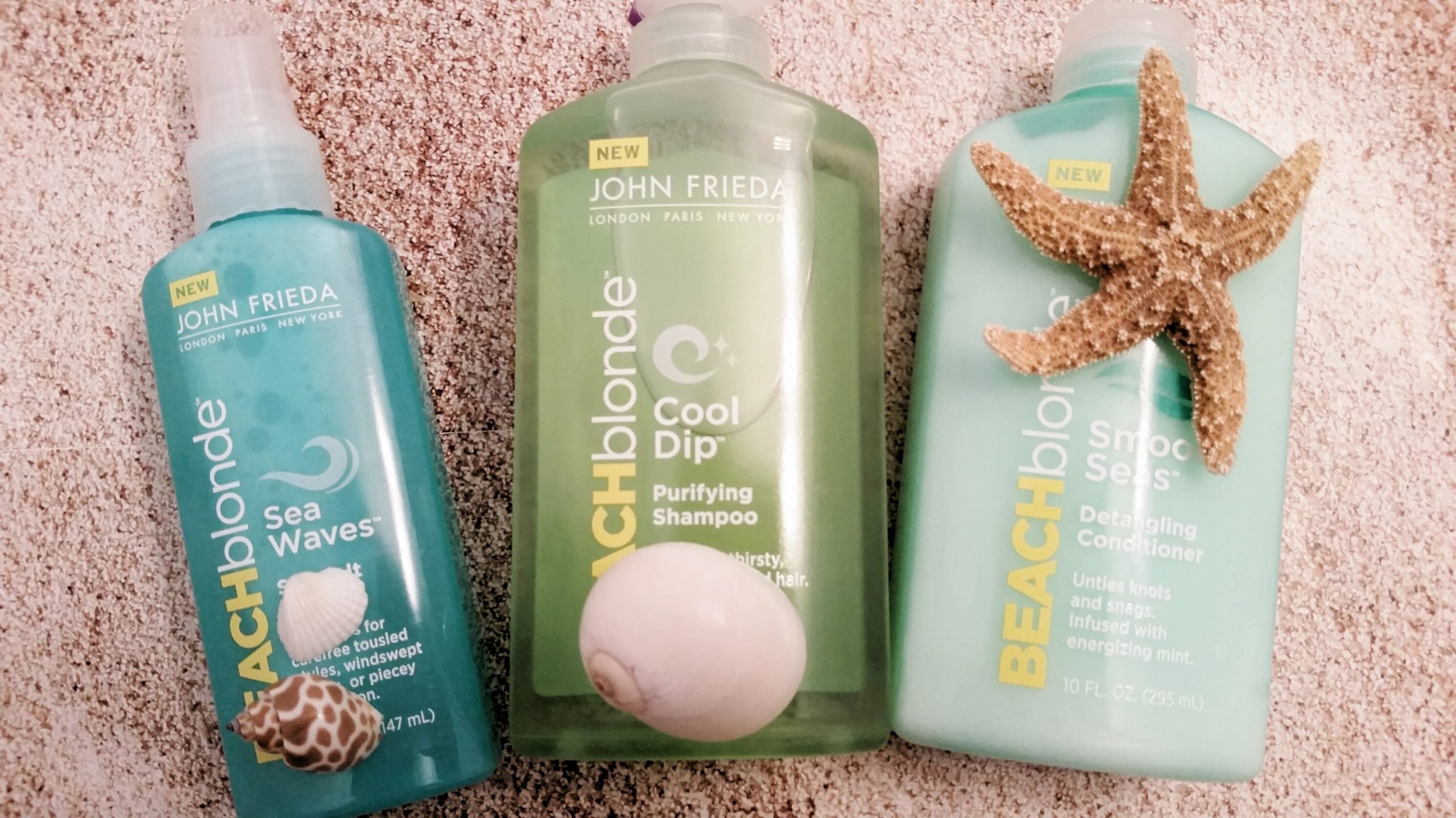 Review, Ingredients, B/A, Photos, New, John, Freida, Beach, Blonde, Frizz, Ease, Collections, Sprays, Shampoos, Conditioners
