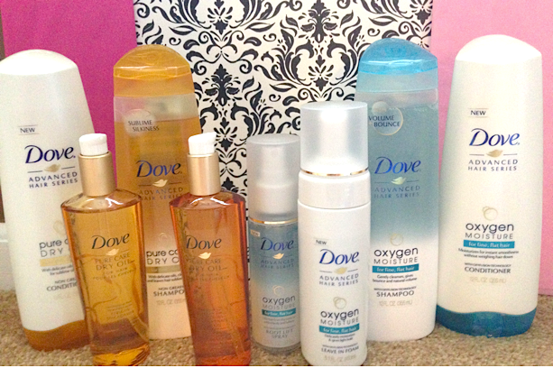 Before, After, Photos, Review, Dove, Advanced, Hair, Series, Pure, Care, Shampoo, Conditioner, Dry, Oil, Oxygen, Moisture, Collections