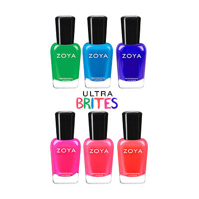 Nail Polish Trend, Review, Shades: ZOYA Ultra Brites Collection, Neon Colors, Summer 2016
