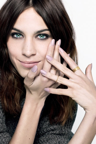 Nail, Art, How, To, Trends, Swatches, Get, The, Alexa, Chung, For, Nails, Inc., Leather, And, Lace, Manicure, Polish, Look