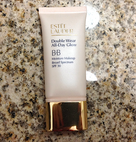 Review, Swatches: Estée Lauder Double Wear All Day Glow BB Moisture Makeup SPF 30, Brush-On Glow BB Cream Highlighter
