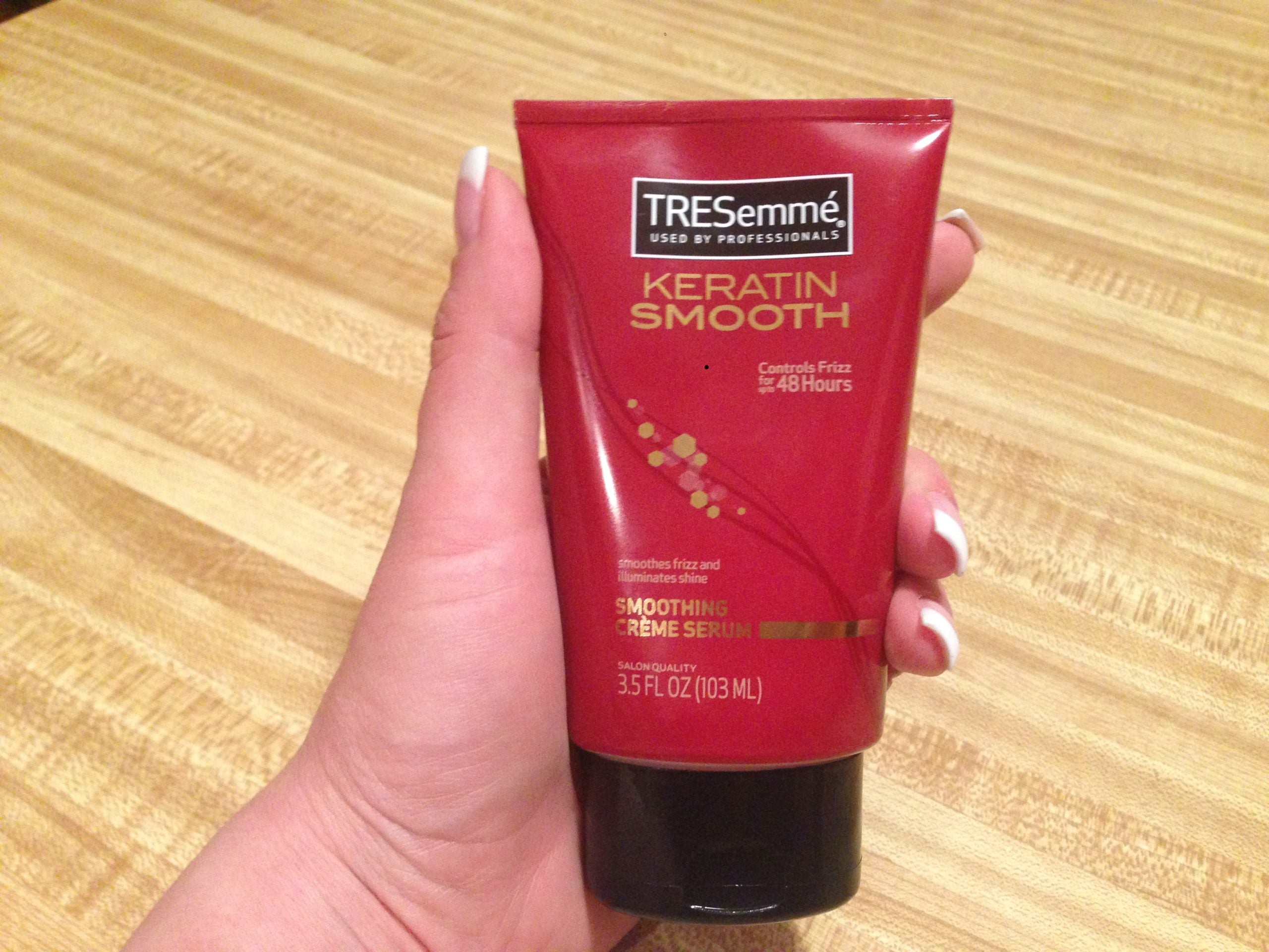 Review: TRESemme Keratin Smooth Smoothing Creme, Infusing Serum, Illuminating Shine Spray - Fights Frizz