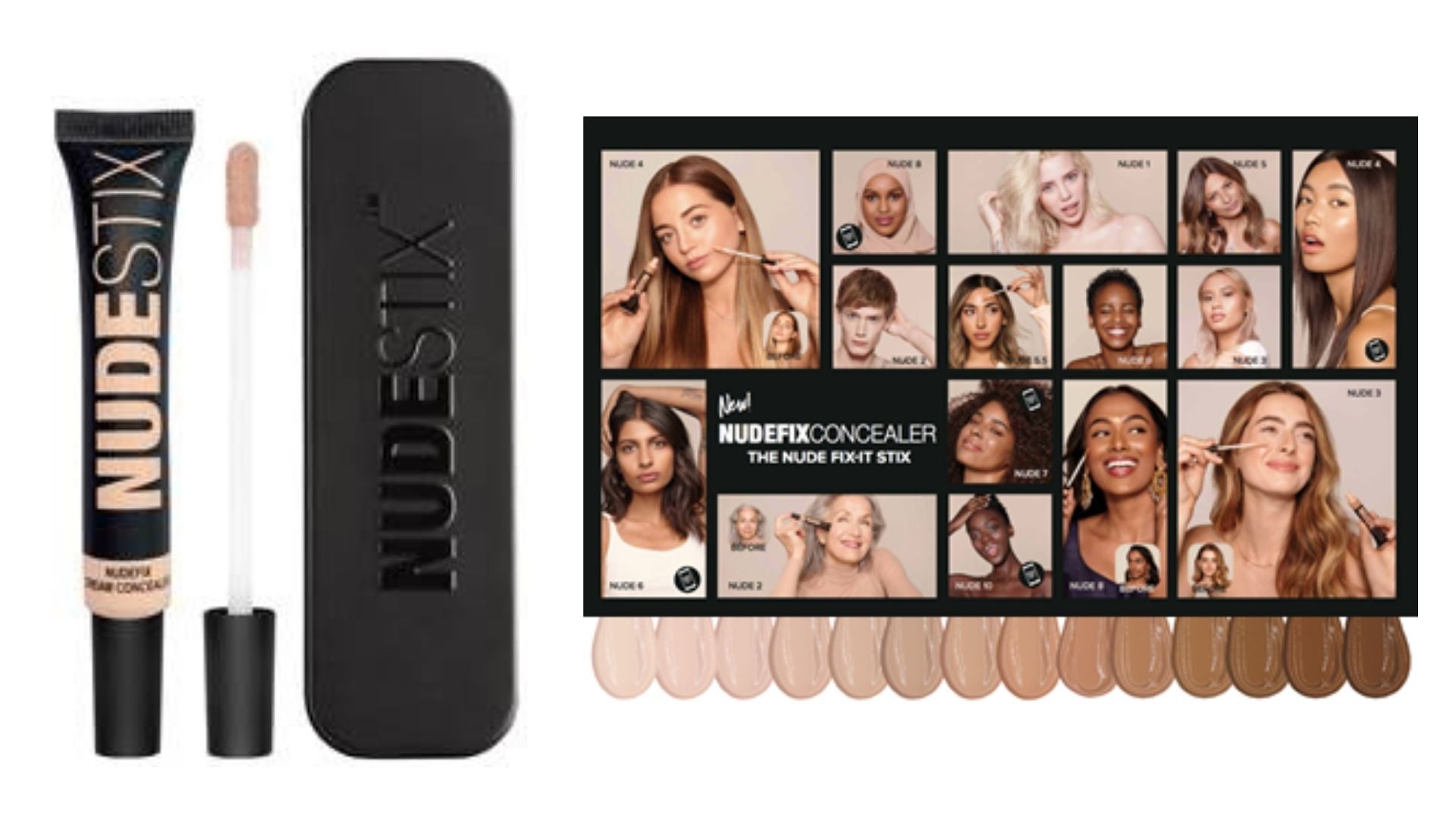 review, makeup, photos, ingredients, trends, 2020, 2021, nudestix, nudefix concealer, best hydrating concealers, hyaluronic acid, sweet berry