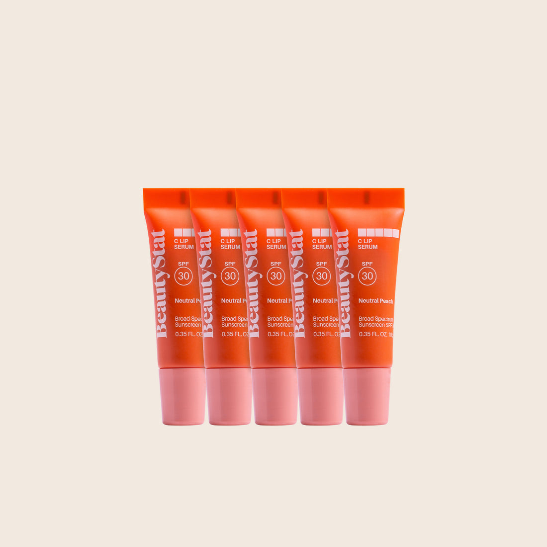 C Lip Serum SPF Neutral Peach Bundle – 5 Pack