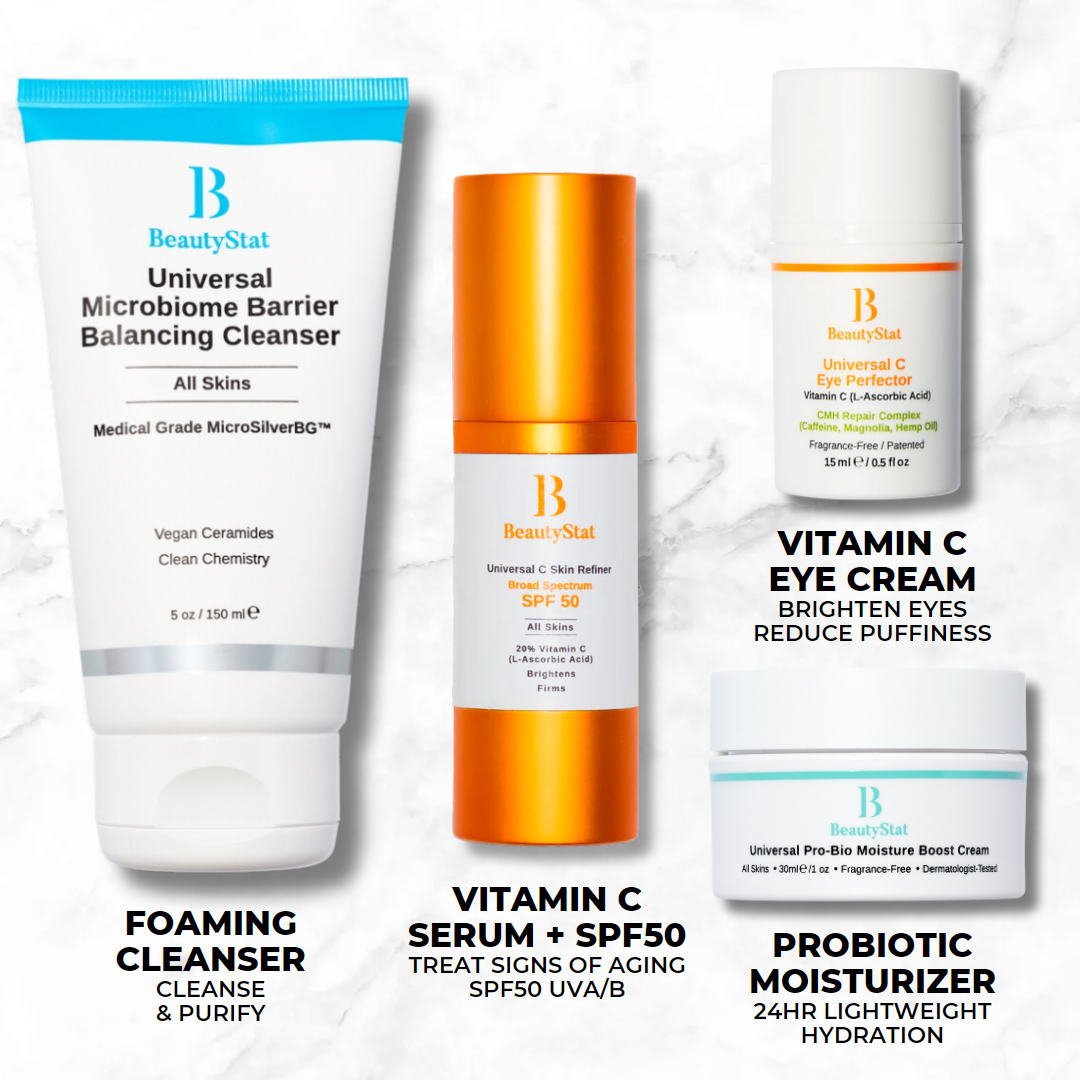 BeautyStat Healthy Skin 4-Step Essentials with SPF