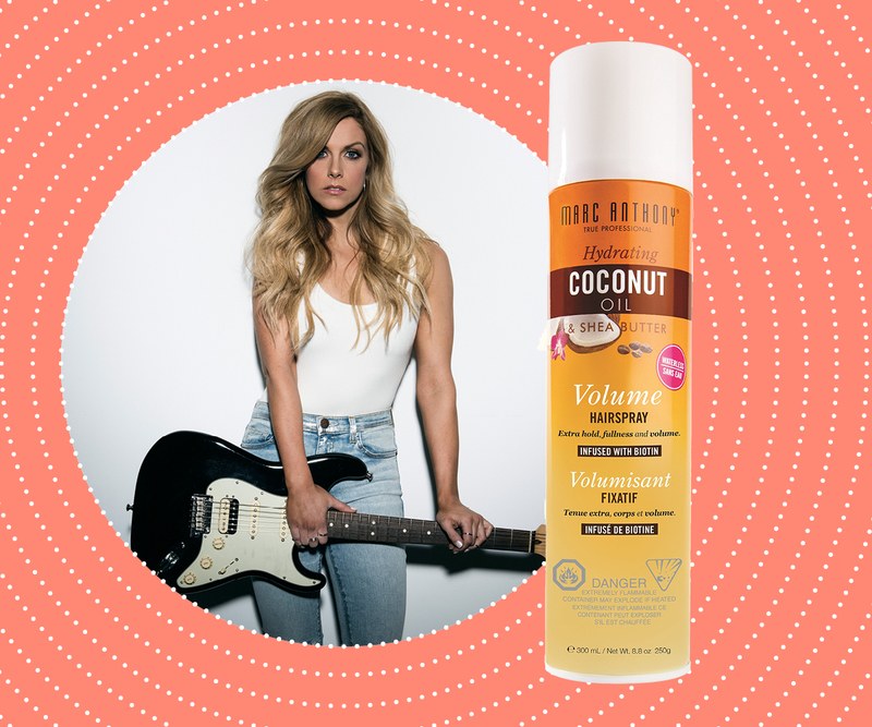 Review, Best Hair Care Products, Best Hair Sprays, Looks, 2018, 2019, 2020: Country Music Star, Lindsay Ell, Marc Anthony True Professional, Hydrating Coconut Oil Hairspray