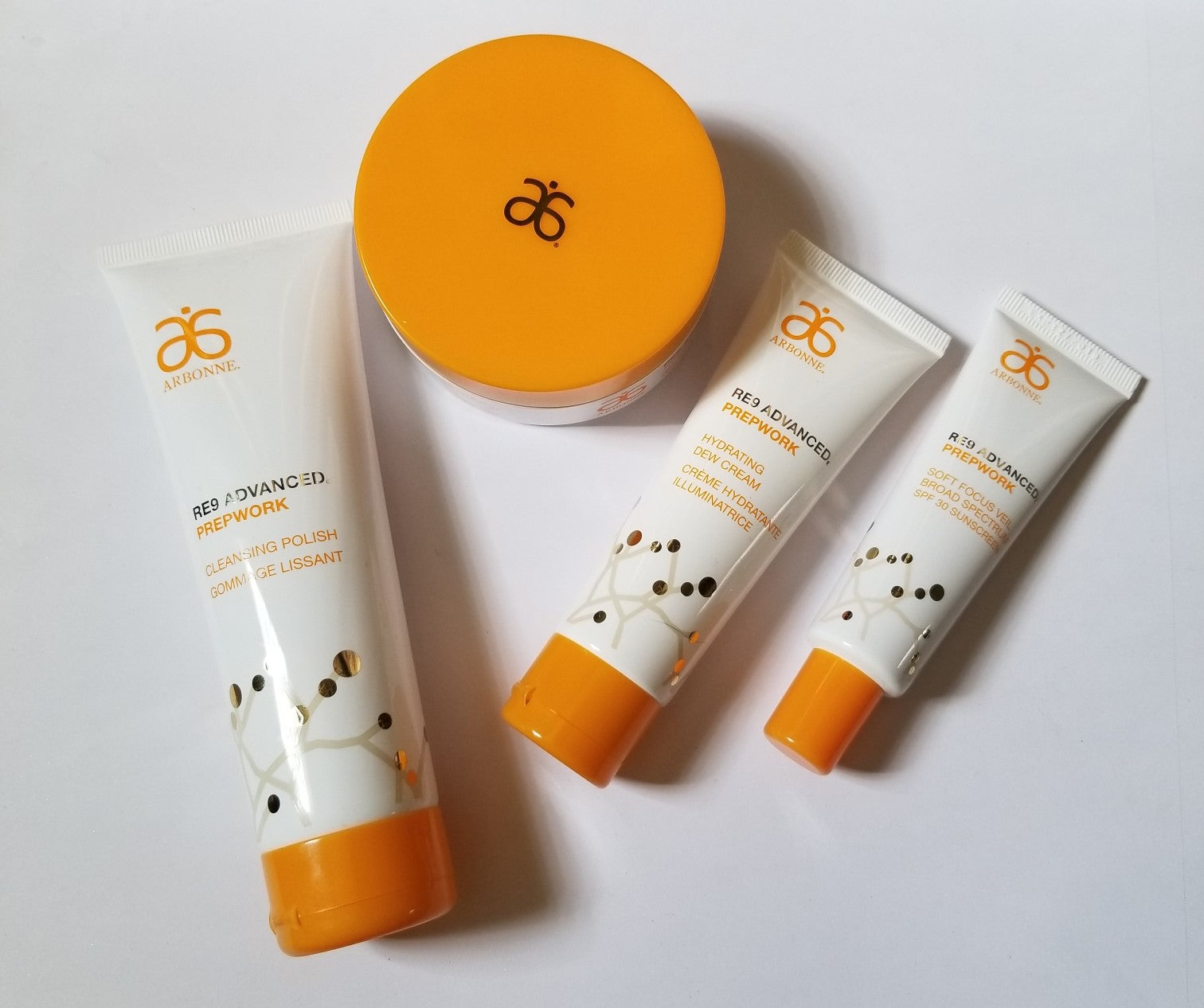 Review, Ingredients, Photos, Swatches, Makeup, Skincare Trend 2018, 2019, 2020: Get A Healthy-Looking Glow, Arbonne RE9 Advanced Prepwork, Cleansing Polish, Gel Eye Masks, Hydrating Dew Cream, Soft Veil Broad Spectrum SPF 30 Sunscreen