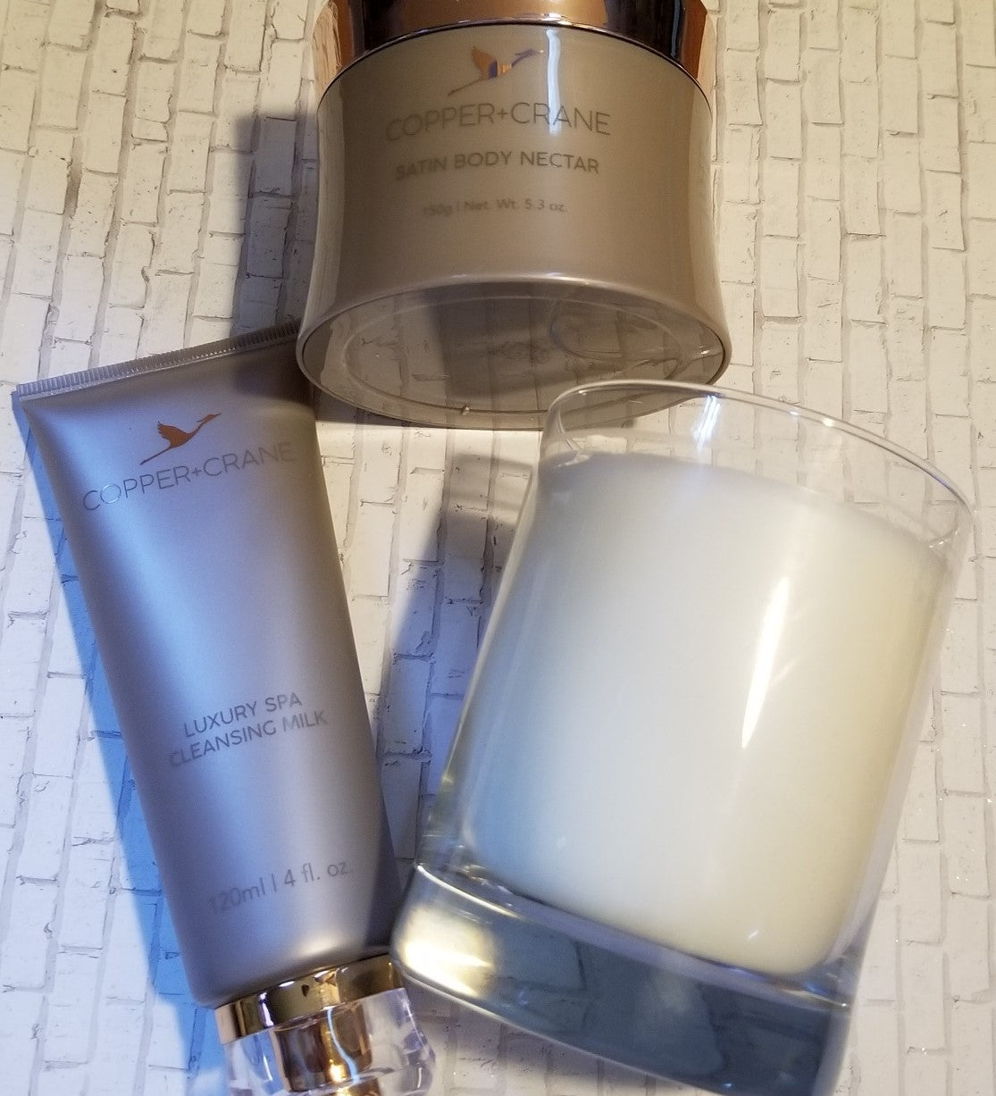 Review, Ingredients, Photos, Skincare Trend 2018, 2019, 2020: Copper + Crane, Satin Body Nectar, Luxury Spa Cleansing Milk, Gardens of Blenheim Candle