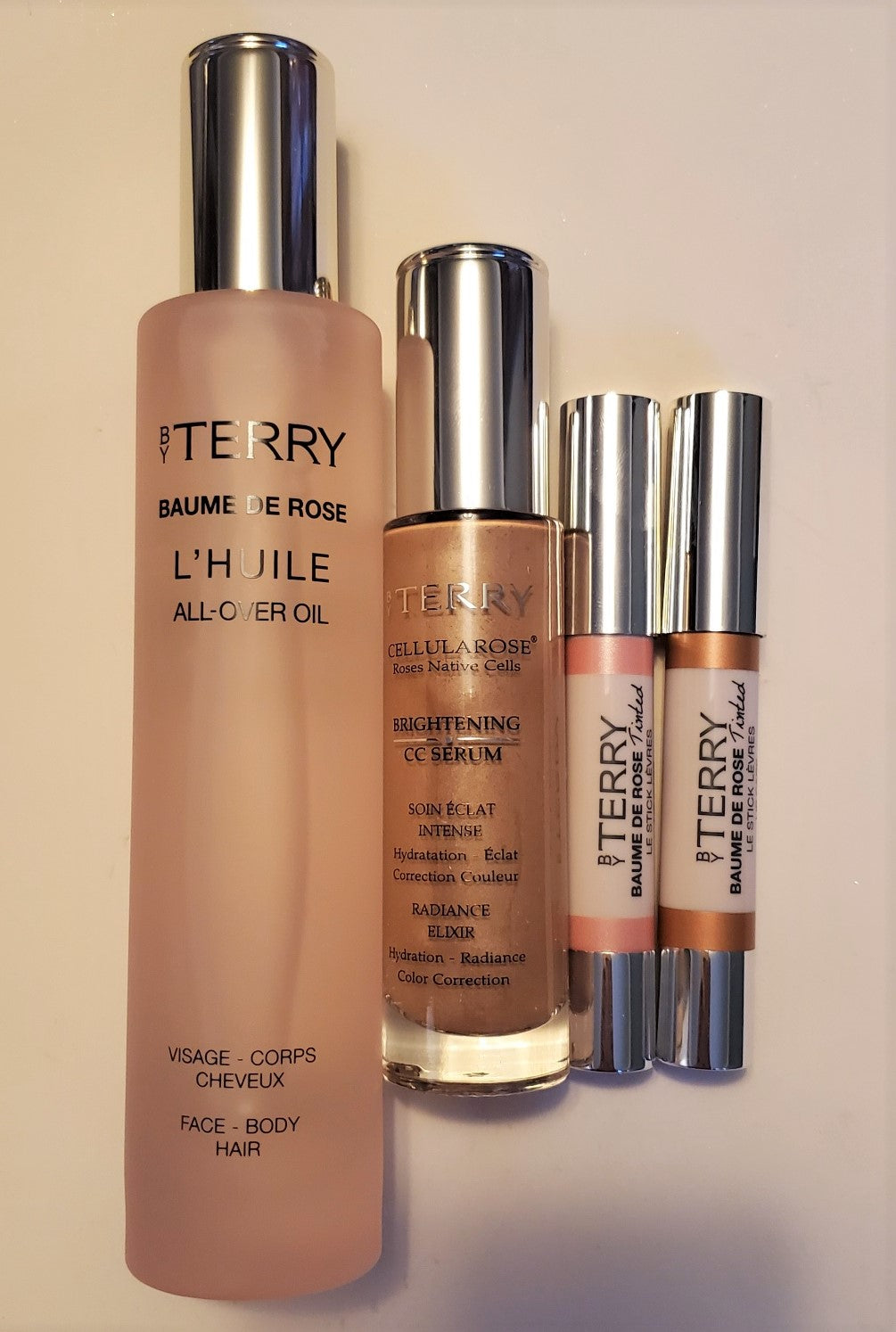Review, Ingredients, Photos, Skincare Trends 2020, 2021: By Terry, Baume De Rose, L'Huile All-Over Oil, Brightening CC Serum, Tinted Lip Balm Pencil