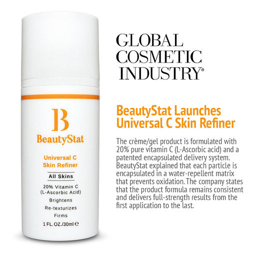 In GCI Magazine: Universal C Skin Refiner Launch Featured In Global Cosmetics Industry