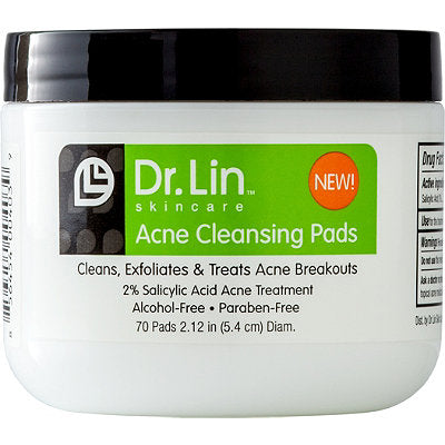Review, Ingredients, B/A, Photos, Dr, Lin, Acne, Skincare, Daily, Cleanser, Cleansing, Pads, Salicylic, Acid, Treatments
