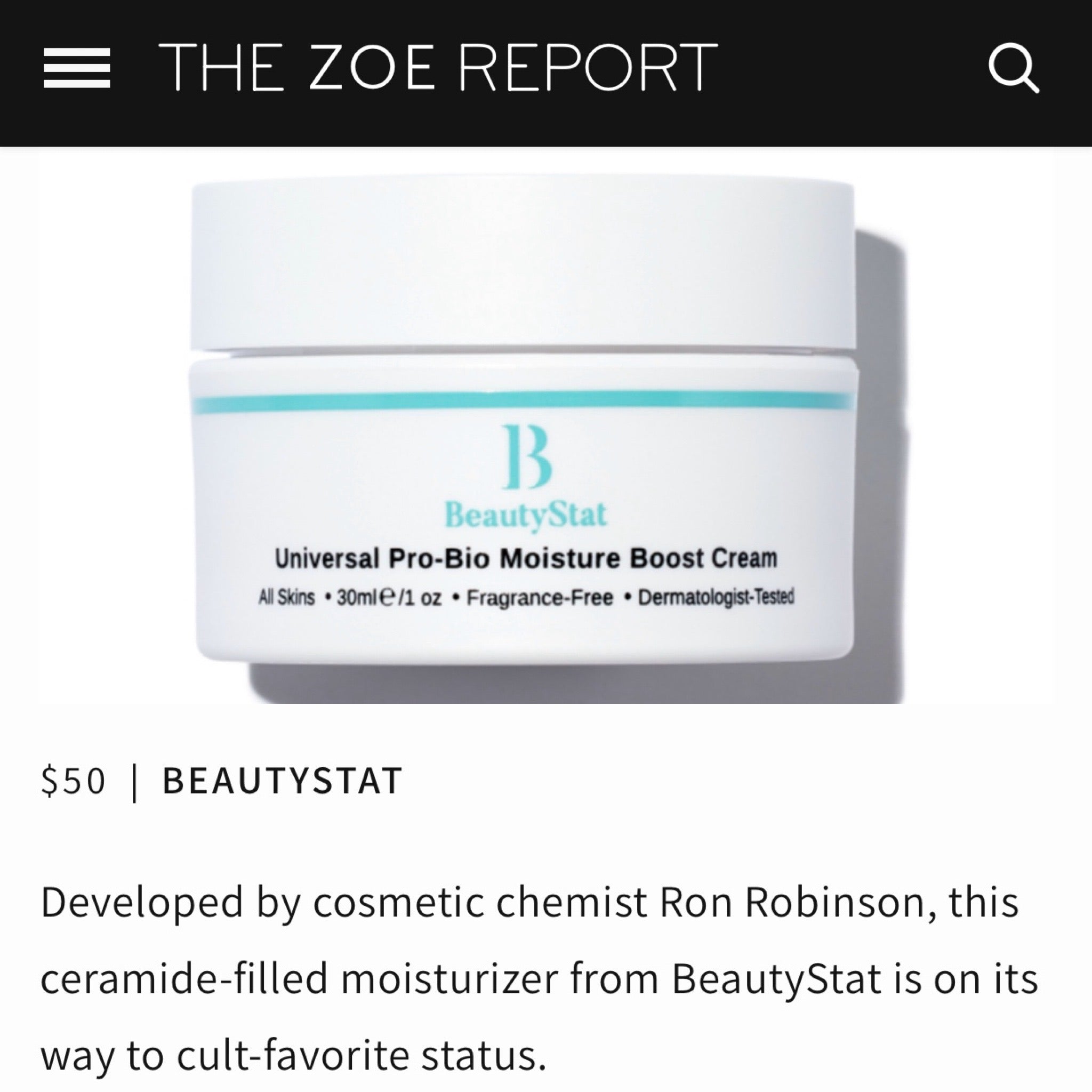 best skincare moisturizer with ceramides review beautystat universal pro bio moisture boost cream
