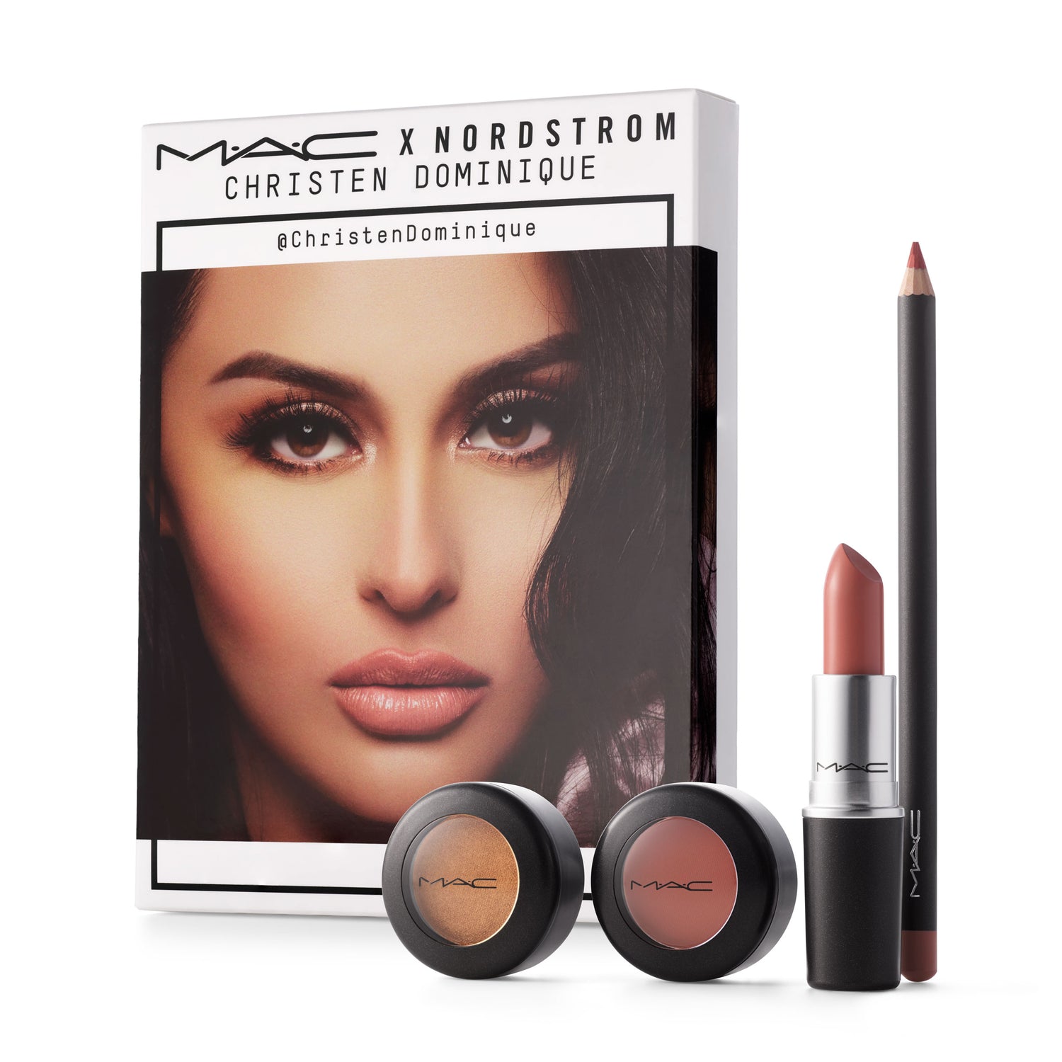 Review, Swatches, Photos, Makeup Trends 2018, 2019, 2020: MAC Cosmetics x Nordstrom, Christen Dominique Kit, Eyeshadow, Lipstick, Lip Pencil