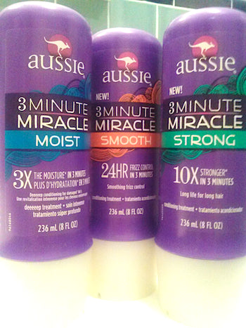 Review, Ingredients: Aussie 3 Minute Miracle Conditoner - 5 New Formulas: Moist, Strong, Smooth, Color, Shine