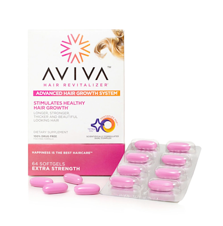 GIVEWAY: Before/After Photos: AVIVA Hair Revitalizer Advanced Hair Growth System - Drug-Free Supplements Stimulate Healthy Hair Growth: Sponsored