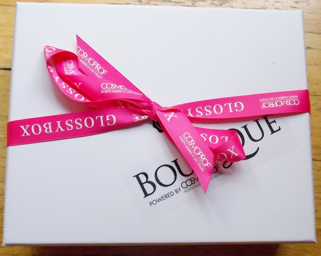 Review, Photos, GLOSSYBOX, +, Cosmoprof, Collaborate, On, August, 2014, Box, Of, Goodies