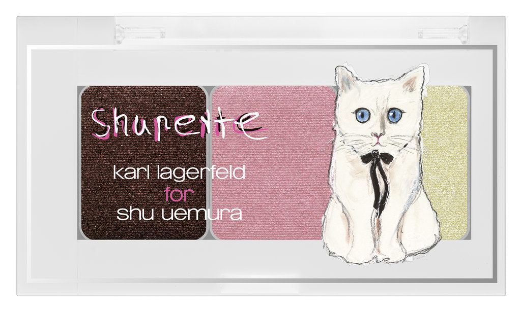 Review, Swatches: Shu Uemura x Karl Lagerfeld Shupette Collaboration - Rouge Bonbon Fantasy Trio, Silk Cushion Cheek Blush, Shupette Has It All Eye & Lip Palette, Eye Need Shu Trio