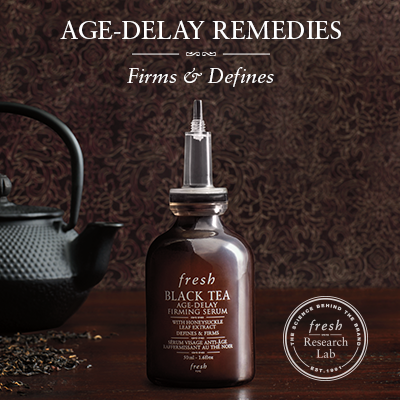 Skincare, Review, Ingredients, Fresh, Black, Tea, Age, Delay, Firming, Serum