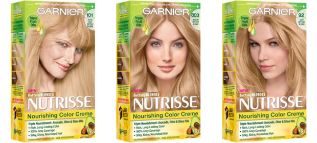Review, Hairstyle, Haircolor Trend 2017, 2018: Garnier Nutrisse Nudes, Buttery Blondes, Very Berry Collection