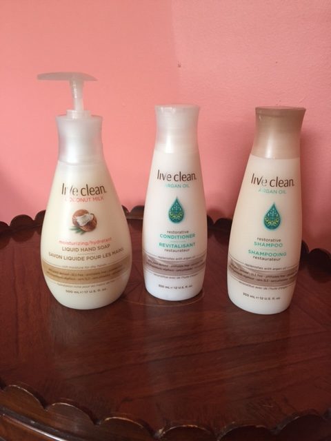 Review, Ingredients, Photos, Skincare Trend 2018, 2019, 2020: Live Clean, Apple Cider Detox Shampoo & Conditioner, Argan Oil Restorative Shampoo & Conditioner, Body Lotion, Body Wash, Coconut Milk Liquid Hand Soap