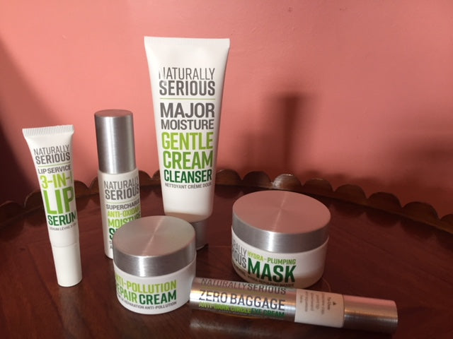 Review, Ingredients, Photos, Skincare Trend 2018, 2019, 2020: Naturally Serious, Peel Pads, Moisture Serum, Repair Cream, Dark Circle Eye Cream, Hydra-Plumping Mask, 3-In-1 Lip Serum
