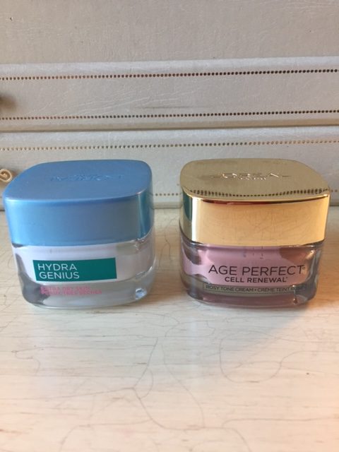 Review, Photos, Ingredients, Skincare Trend 2017, 2018: L'Oreal Paris Age Perfect Cell Renewal Rosy Tone Moisturizer, Hydra Genius Extra Dry Skin