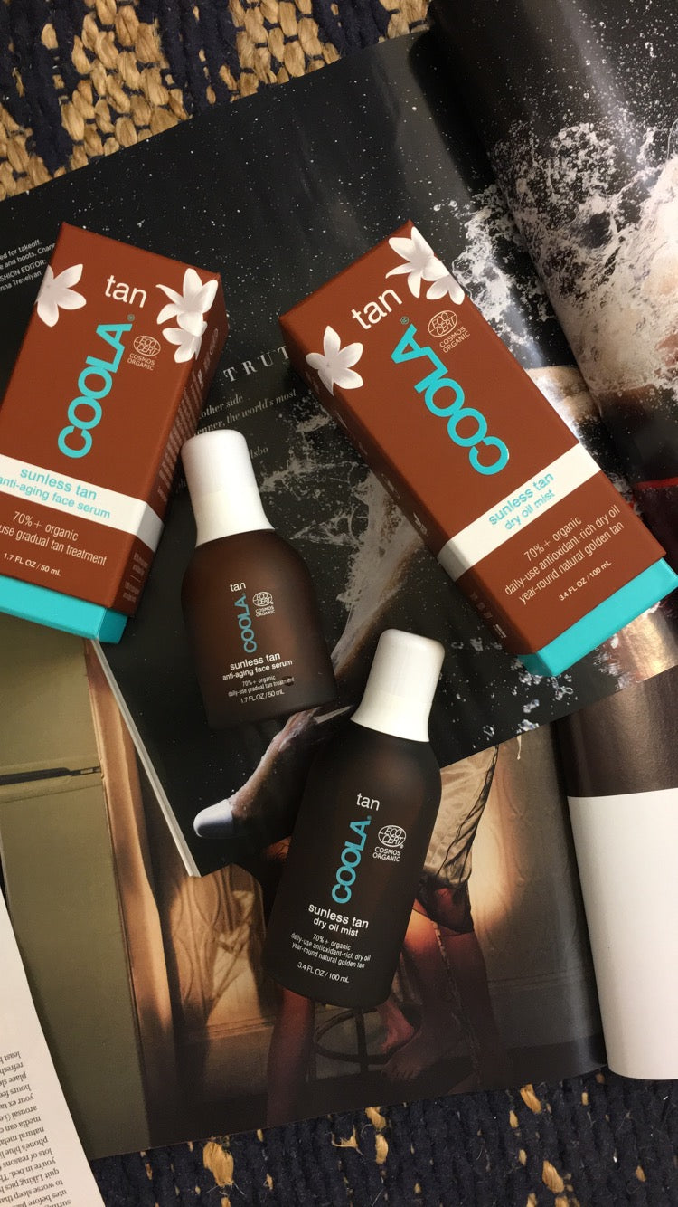 Review, Ingredients, Photos, Swatches, Skincare Trend 2018, 2019, 2020: COOLA Organic Sunless Tan Anti-Aging Face Serum & Dry Oil Mist, Self-Tanning, Tan Skin