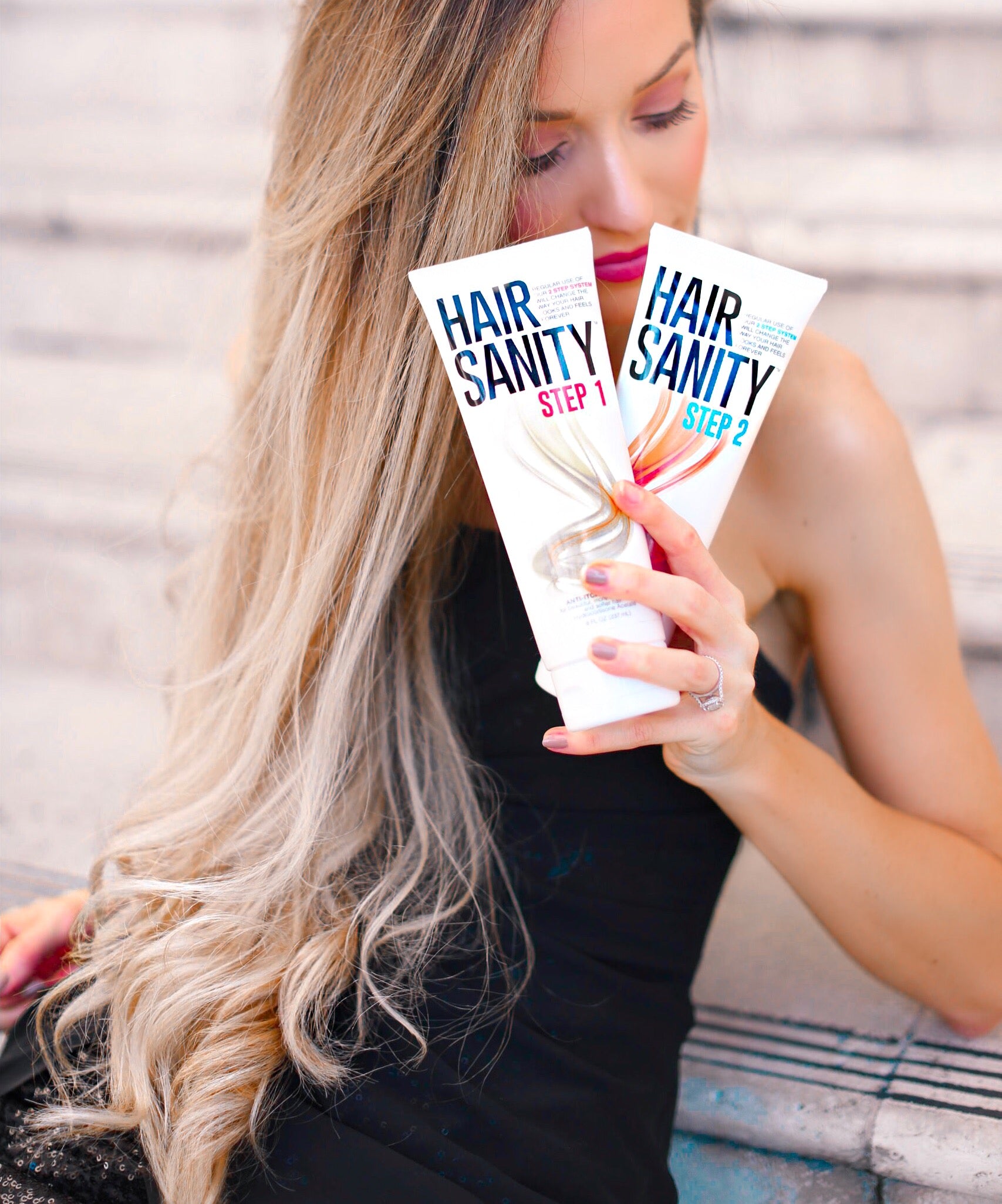 Giveaway, Review, Before/After:  HairSanity Hair Care (Shampoo and Conditioner) & How To Best Treat Dandruff
