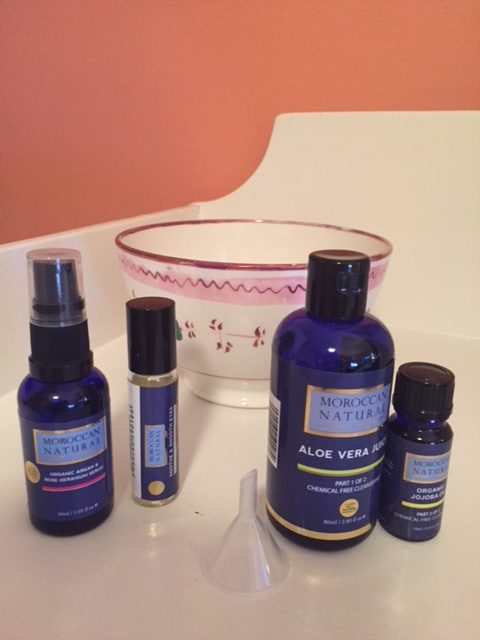 Review, Ingredients, Photos, Skincare Trend, 2019, 2020: Moroccan Naturals, Organic Argan Rose Geranium Serum, Soothe & Smooth Eyes Rollerball, 100% Chemical Free Makeup Remover