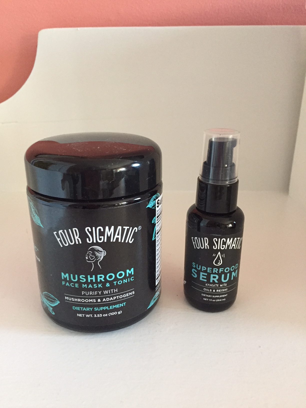 Review, Ingredients, Photos, Skincare Trend, 2019, 2020: Four Sigmatic, Mushroom Face Mask & Tonic, Superfood Serum
