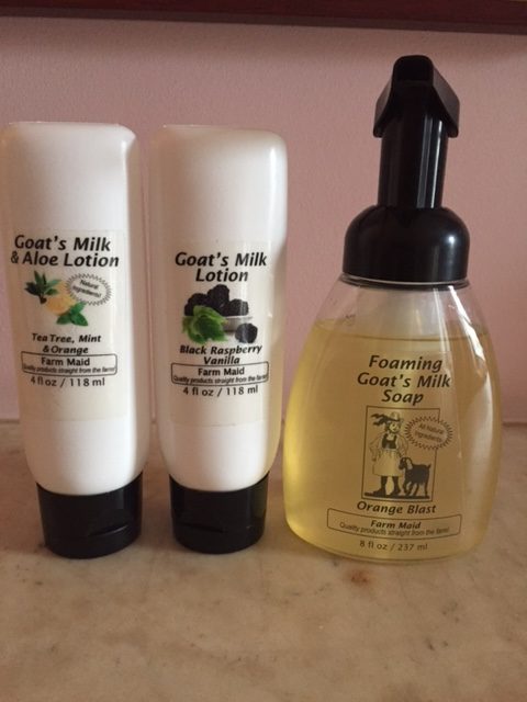 Review, Ingredients, Photos, Swatches, Skincare Trend 2018, 2019: Farm Maid Soap, Arnica Muscle Rub, Orange Blast Foaming Goat's Milk Soap, Goat's Milk Lotion