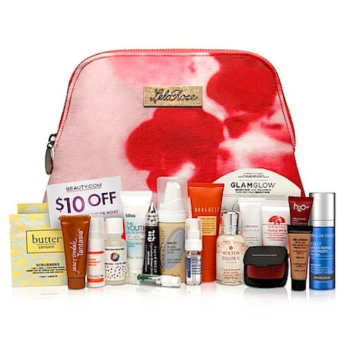 DEAL, Spend, $150, Or, More, At, Beauty.com, And, Get, The, Lela, Rose, Peony, Floral, Bag, Packed, With, 18, Samples