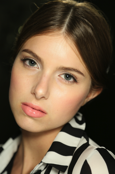 3, NYFW, Spring, Summer, 2015, Makeup, Trends, To, Wear, This, Fall, 2014, Best, Red, Lips, Pretty, Girl, Makeup, Turquoise, Blue, Eye, Brows