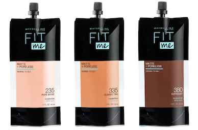 Review, Swatches, Photos, Makeup Trends 2020, 2021: Maybelline New York, Fit Me! Matte + Poreless Pouch, Best New Drugstore Foundations