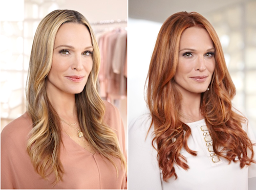 Preview, Before/After Photos: Molly Sims Goes Red With New Nexxus Color Assure Collection - Pre-Wash Primer Prevents Hair Color-Fading Before It's Even A Problem