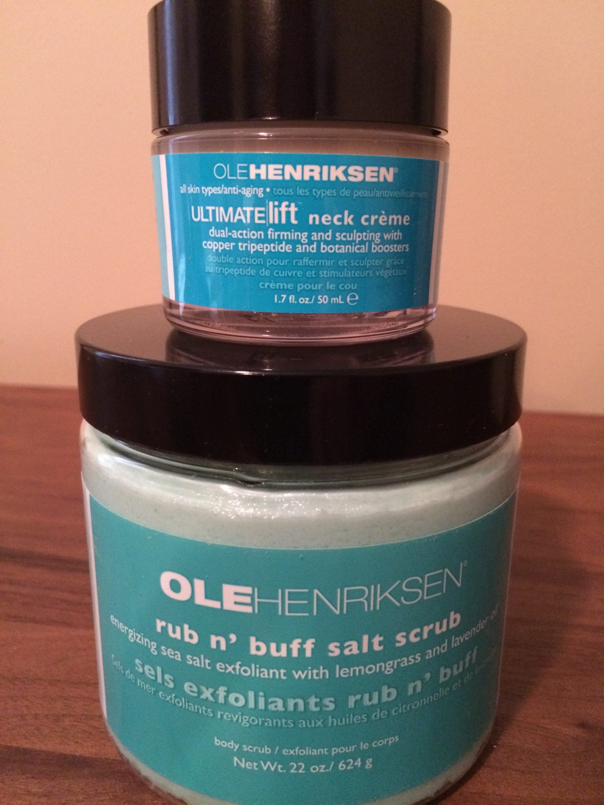 Review: Ole Henriksen Ultimate Lift Neck Crème, Rub N' Buff Salt Scrub - How To Tone, Exfoliate Your Neck