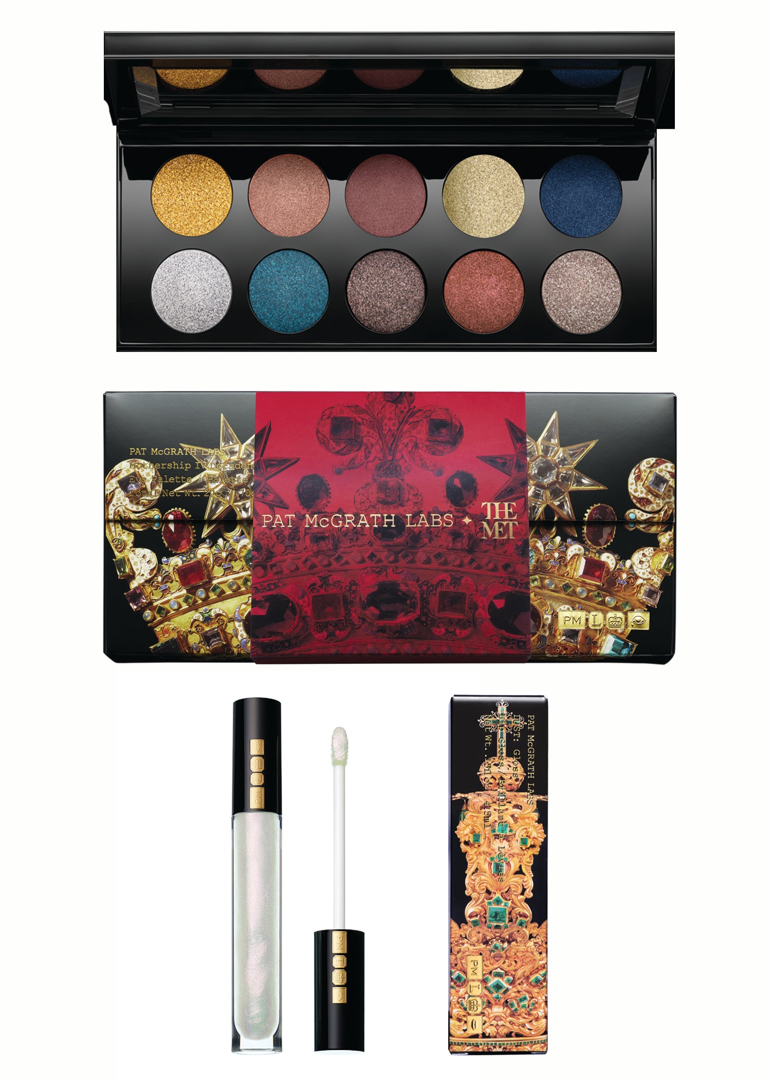 Review, Swatches, Photos, Makeup, Fashion Trends 2018, 2019, 2020: Best Eyeshadow Palettes, Pat McGrath, Mothership IV: Decadence, Lust Gloss, Apparel at The Met Store