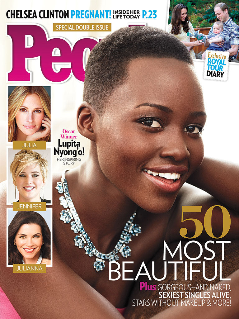 Actress Lupita Nyong’o Is People Magazine's 2014 Most Beautiful - How To Get Her Radiant Complexion, Clean Makeup Cover Look