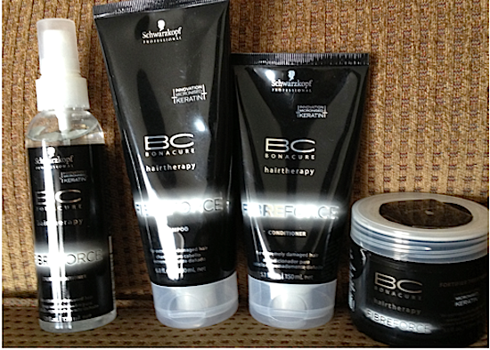 Review, Ingredients, Before/After Photos: Schwarzkopf BC Fibre Force Hairtherapy - With Micro Keratins Rebuild Fibres