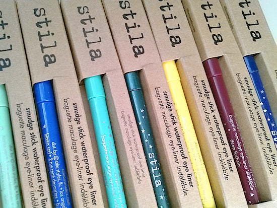 Review, Swatches: Stila Smudge Stick Waterproof Eyeliners In 22 New Spring 2014 Shades #bstat