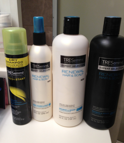 Review, Ingredients,Before/After Photos: TRESemme Renewal Hair & Scalp Line, Keratin Smooth 7 Day Smooth Control Starter Set