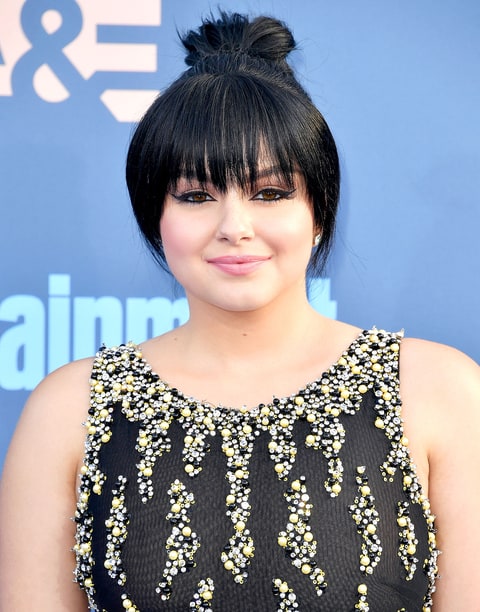 Review, Hairstyle Trend 2016, 2017, 2018: Ariel Winter Clip-In Bangs, Critic's Choice Awards, Hairdo