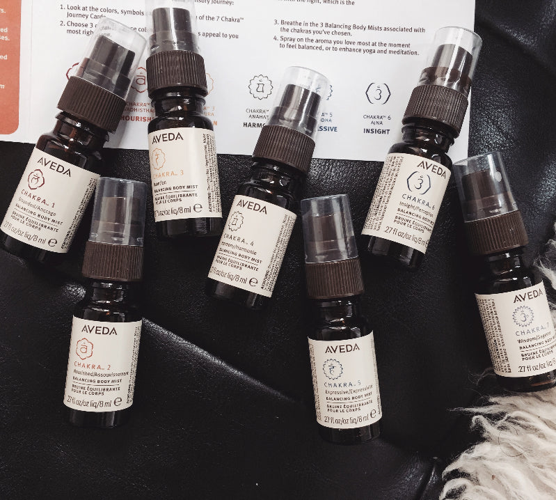 Skincare Review, Ingredients, Trend 2017, 2018: Aveda Chakra Balancing Body Mists