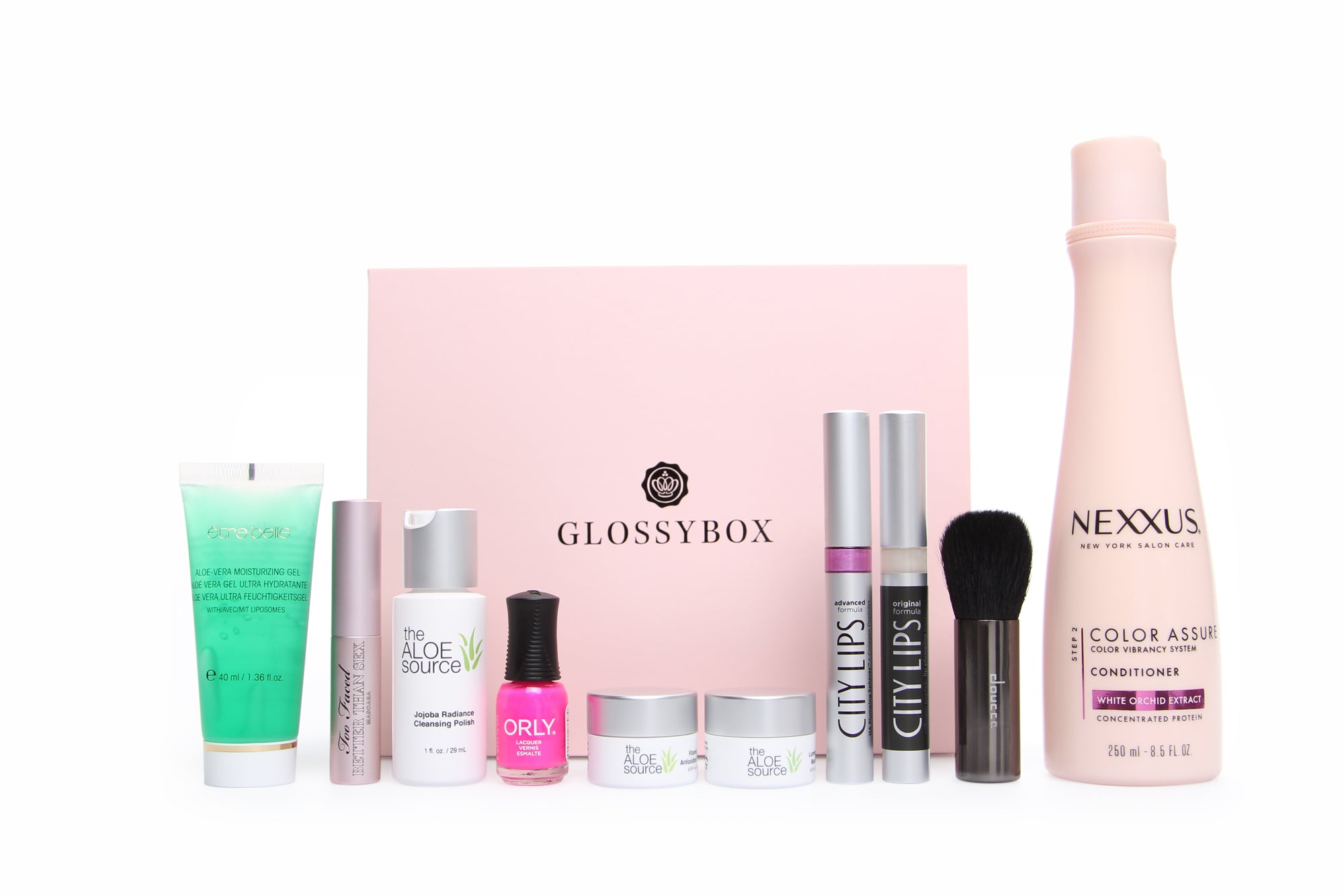 Spoiler, Alert, Preview, Unboxing, of, GLOSSYBOX, June, July, August, 2015, Full, Sized, Samples, Promo, Code, Discount
