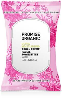 Skincare Review, Trend 2016, 2017, 2018, Ingredients: Remove Halloween Makeup Naturally With Promise Organic Facial Towelettes