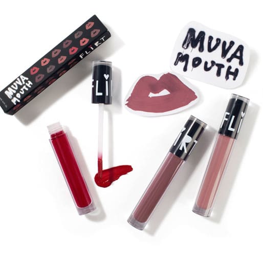 Review, Photos, Swatches, Shades, Makeup Trend 2017, 2018: Flirt Cosmetics MUVA Mouth Matte Liquid Lipstick