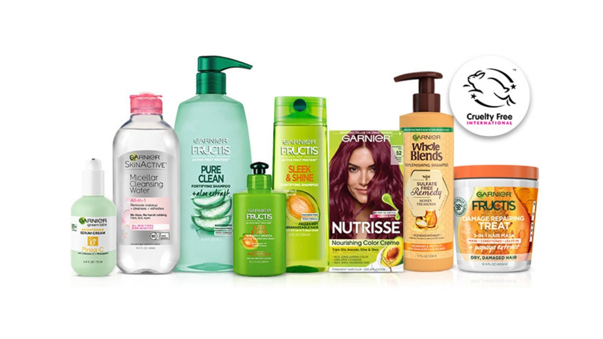 review, ingredients, photos, skincare, hair care, 2021, 2022, garnier, cruelty free, international leaping bunny program, end animal testing