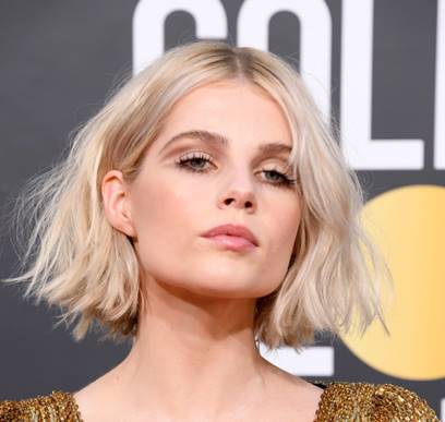 Best Eyeshadow Looks, Photos, Makeup Trends 2019, 2020: How To, Nude Contoured Eyeshadow Tutorial, Kat Von D Beauty, Golden Globes, Lucy Boynton