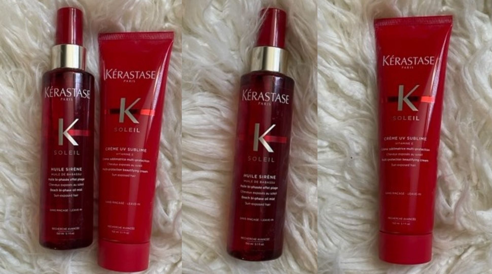 review, photos, ingredients, trends, hair care, 2021, 2022, kerastase, soleil, creme uv sublime hair cream, beach waves, huile sirene hair oil mist, UV protection for hair, achieve hydrated hair, how to get soft and silky hair